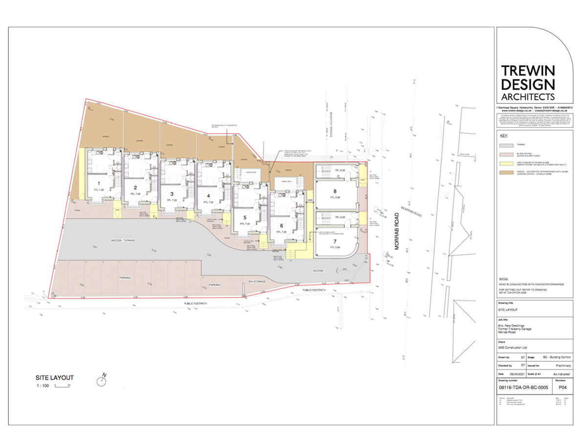 Brighton Terrace Site Layout 2 Aug 2021
