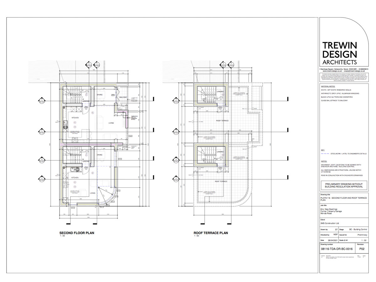 Second Floor Roof Terrace- uly 2021